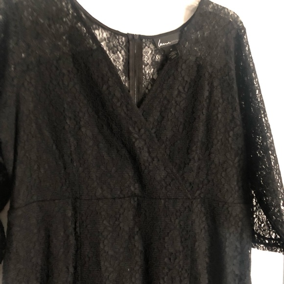 Black Lace Dress, Size 20, Lane Bryant - Picture 4 of 4